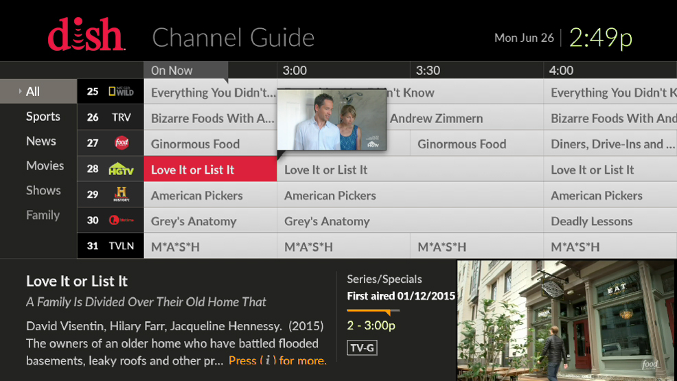 Dish’s EVOLVE Combines Streaming Apps, Linear Television, Casting For